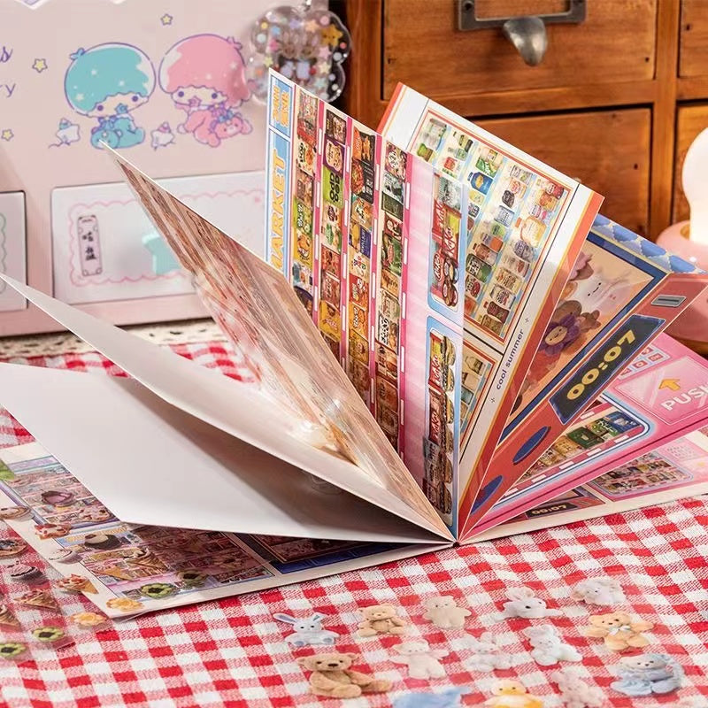 DIY Vending Machine Sticker Book