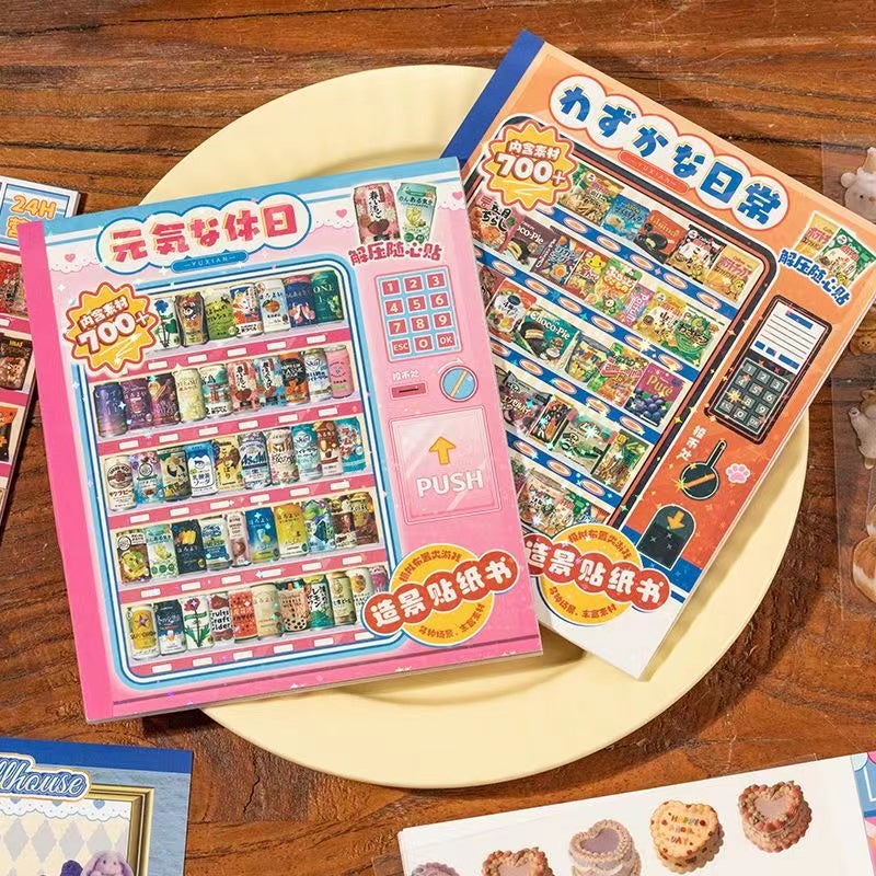 DIY Vending Machine Sticker Book