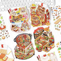 3D Food Sticker Scene DIY Sushi Hot Pot Resturant Pudding Ice Cream Hamburger