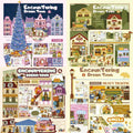 Dream Town Miniature Scene Sticker DIY Postcard