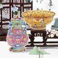 Traditional Chinese Porcelain Restoration DIY Crafts Vintage Sticker