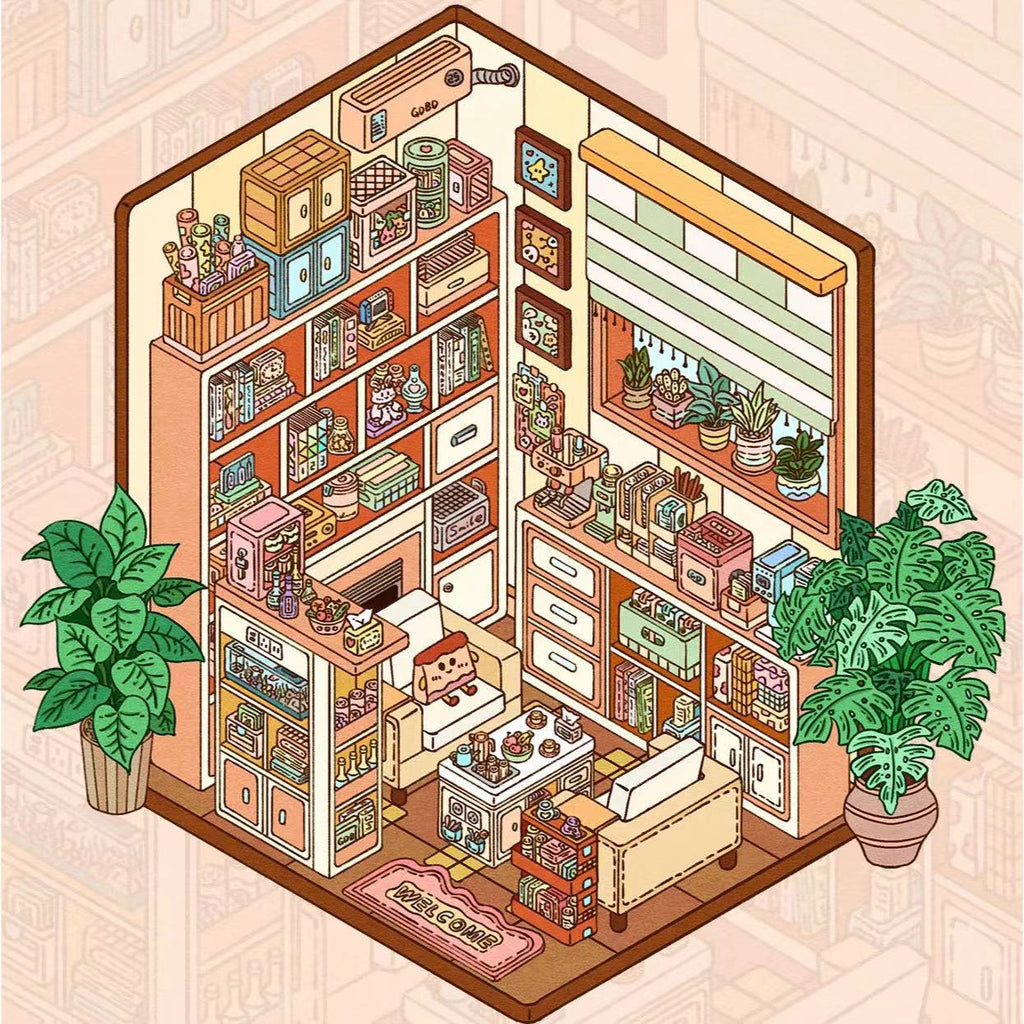 3D Sticker Scene Make your Own Bedroom Kitchen Candy Store