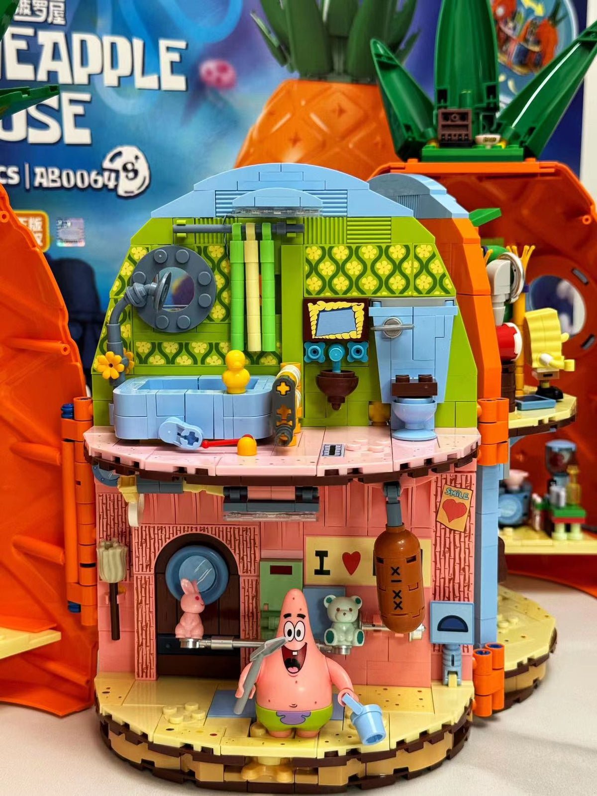 Pineapple House Model Building Blocks Kit Simplified Version