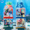 Krusty Krab Pineapple House Stone House Easter Island Head Buildable Display Boxes