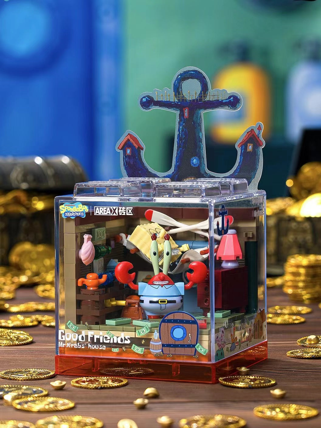 The Chum Bucket Sandy’s Treedome Anchor House Pineapple Restaurant Display Boxes