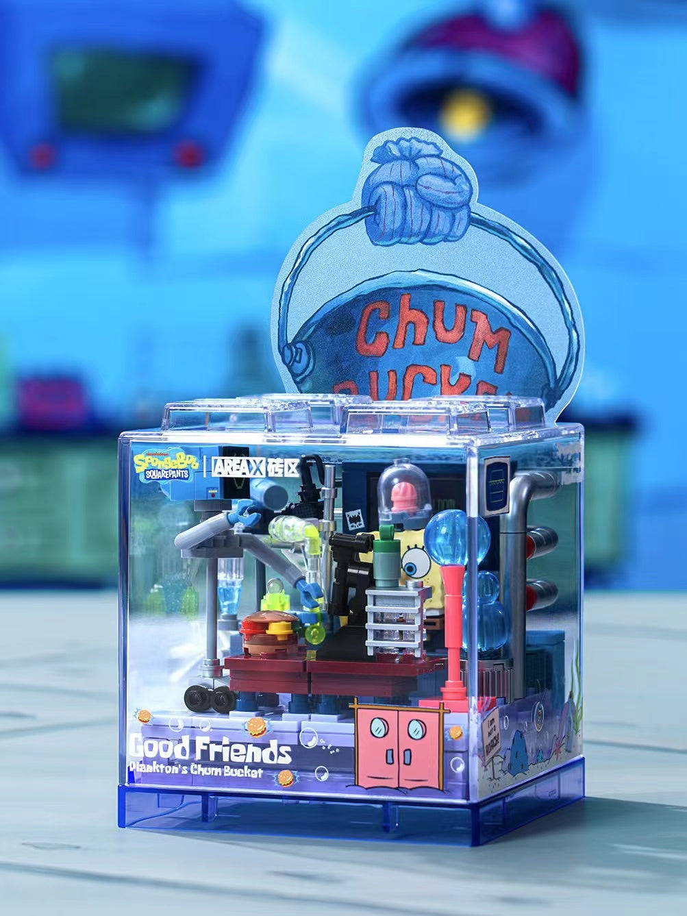 The Chum Bucket Sandy’s Treedome Anchor House Pineapple Restaurant Display Boxes
