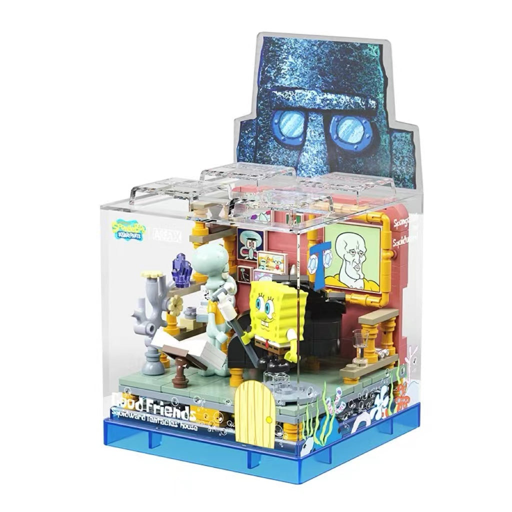 The Chum Bucket Sandy’s Treedome Anchor House Pineapple Restaurant Display Boxes