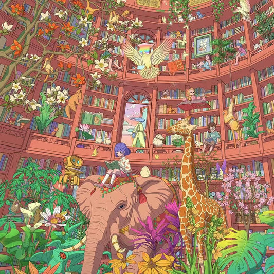 3D Sticker Scene DIY Library of Nature Bee Bakery Herbal Witch Plant House