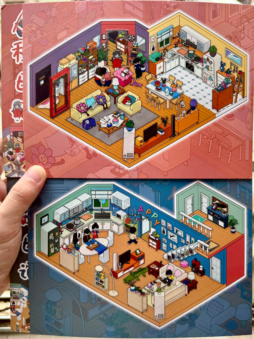 Roommate Diaries 3D Miniature House Sticker Puzzle