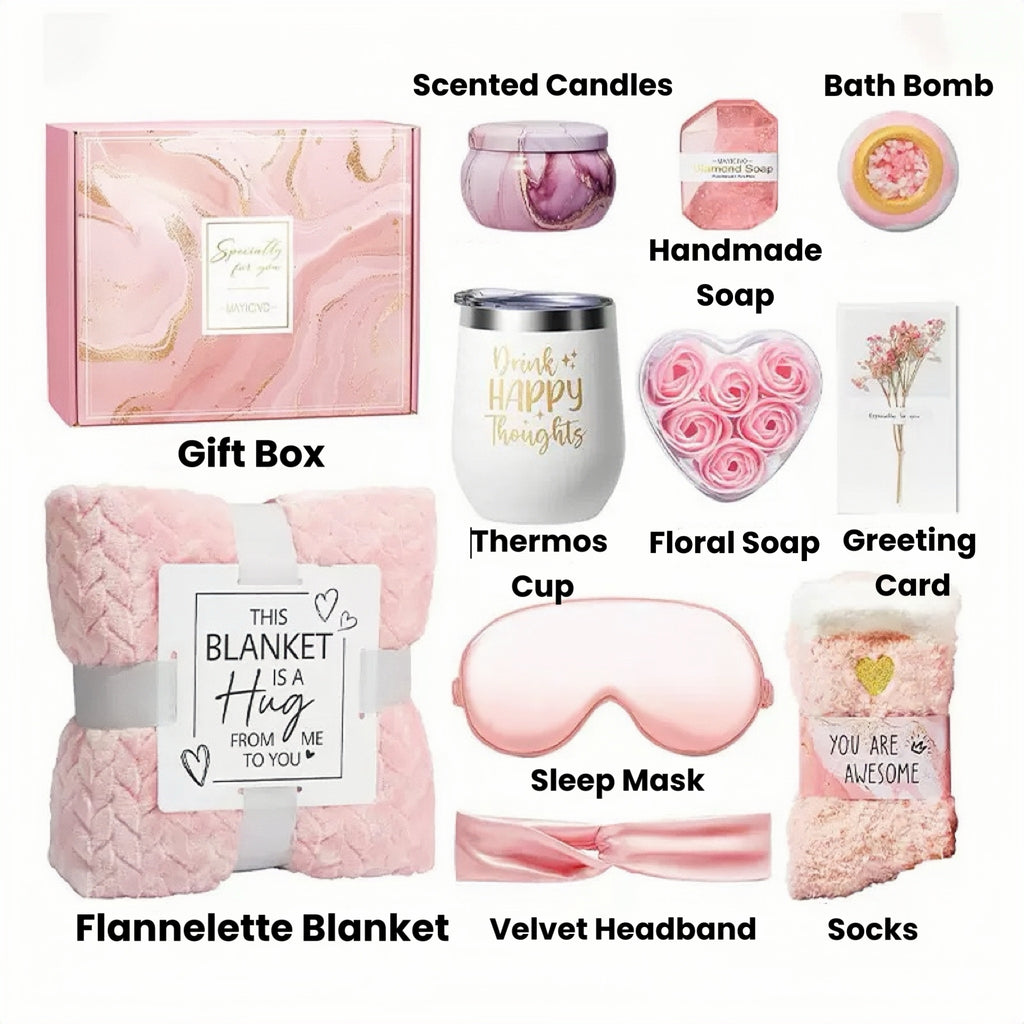 Pink Serenity Self-Care Gift Box