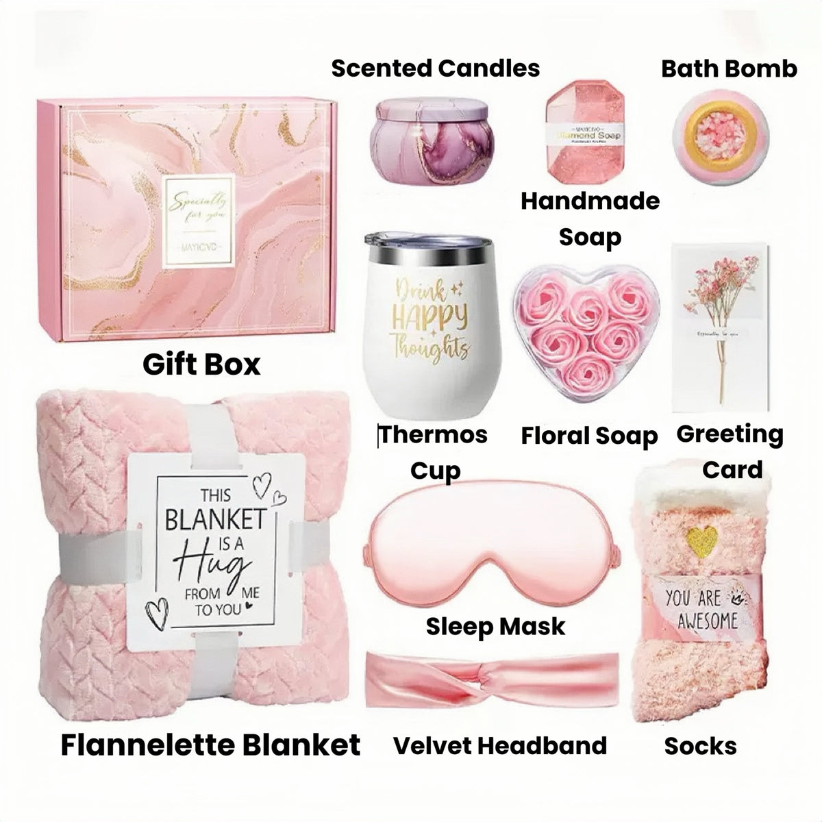 Pink Serenity Self-Care Gift Box