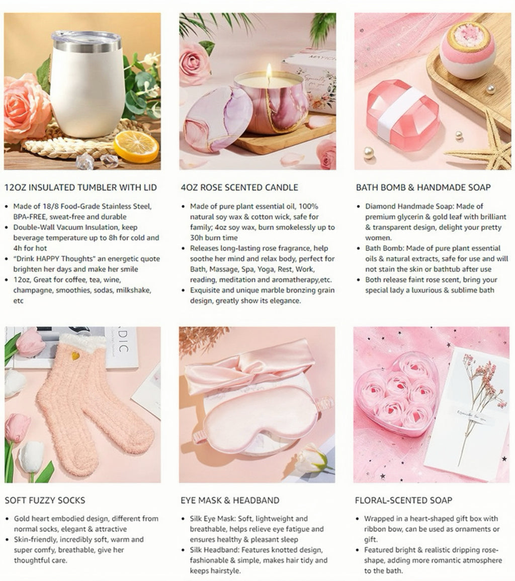 Pink Serenity Self-Care Gift Box
