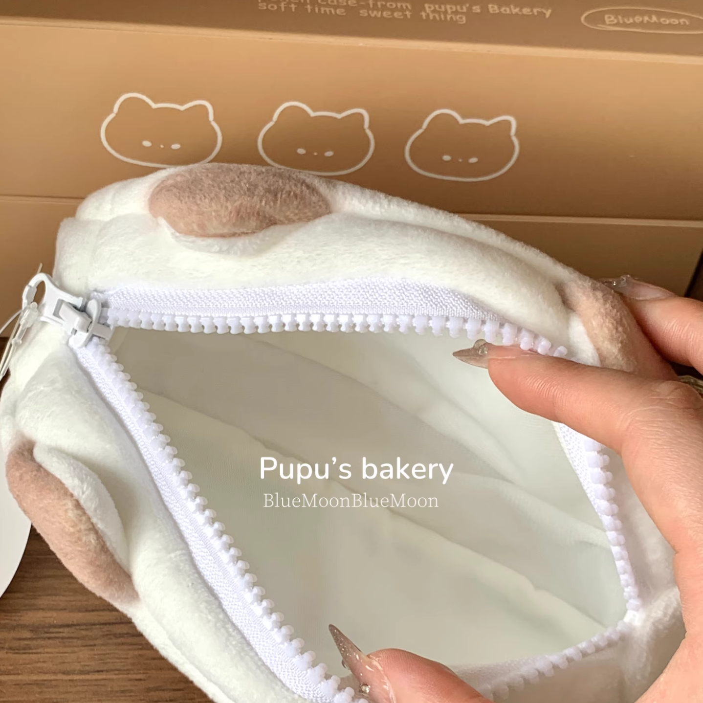 BlueMoon Cat Soft Pencil Case