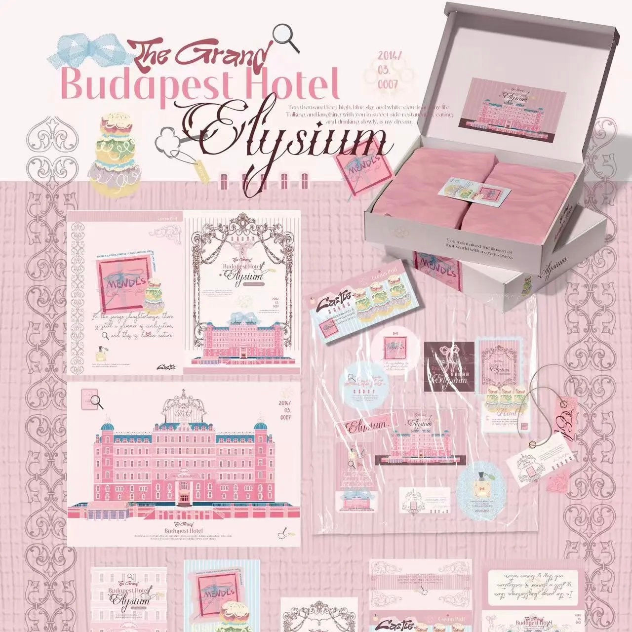 The Grand Budapest Hotel Ephemera Kit for Journaling Scrapbooking