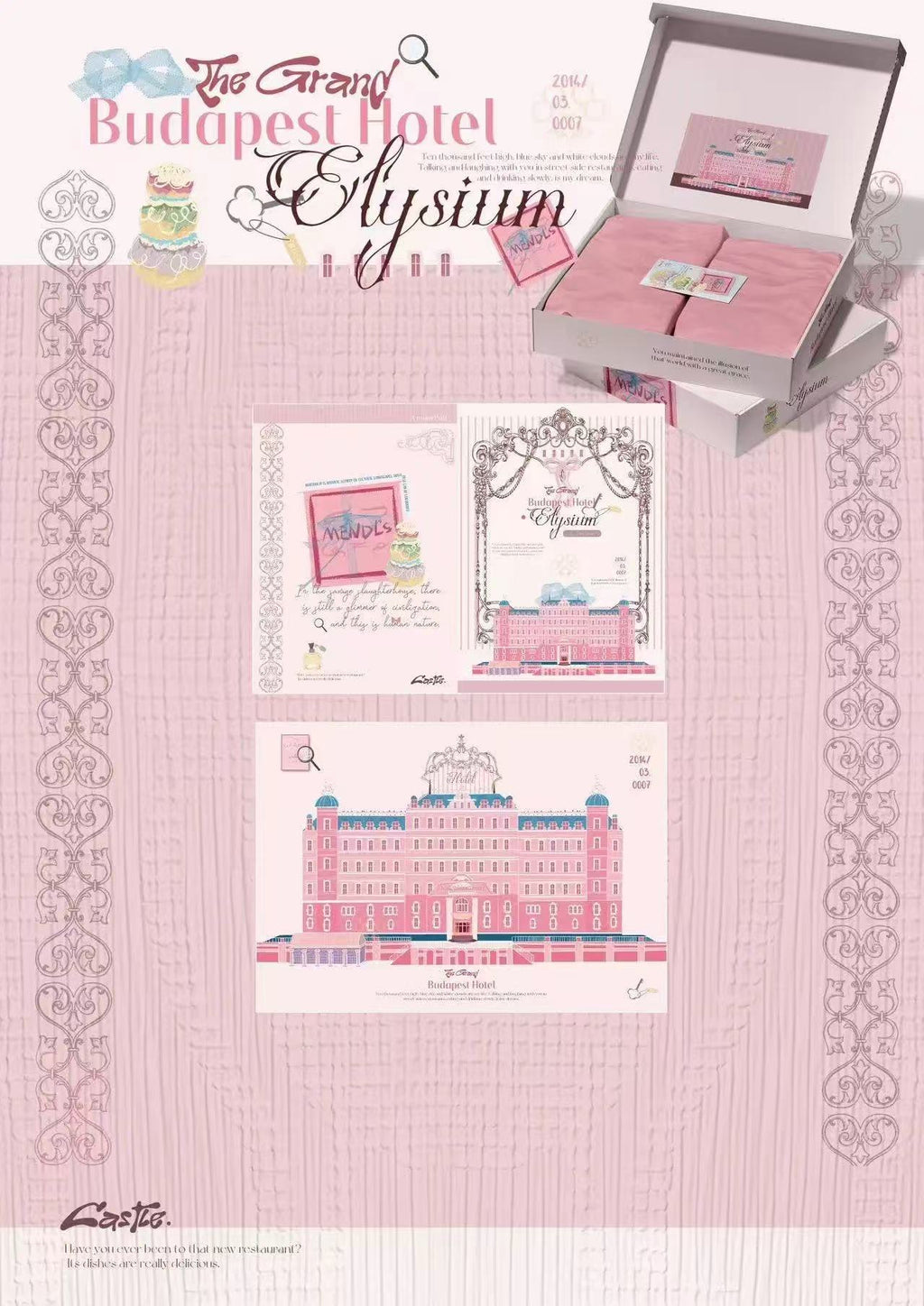 The Grand Budapest Hotel Ephemera Kit for Journaling Scrapbooking