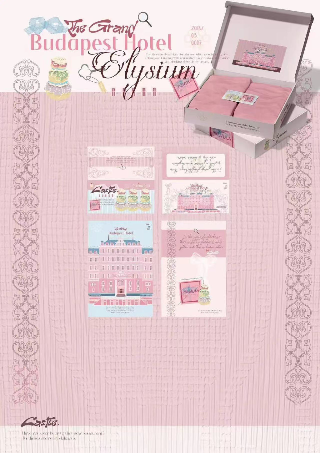 The Grand Budapest Hotel Ephemera Kit for Journaling Scrapbooking