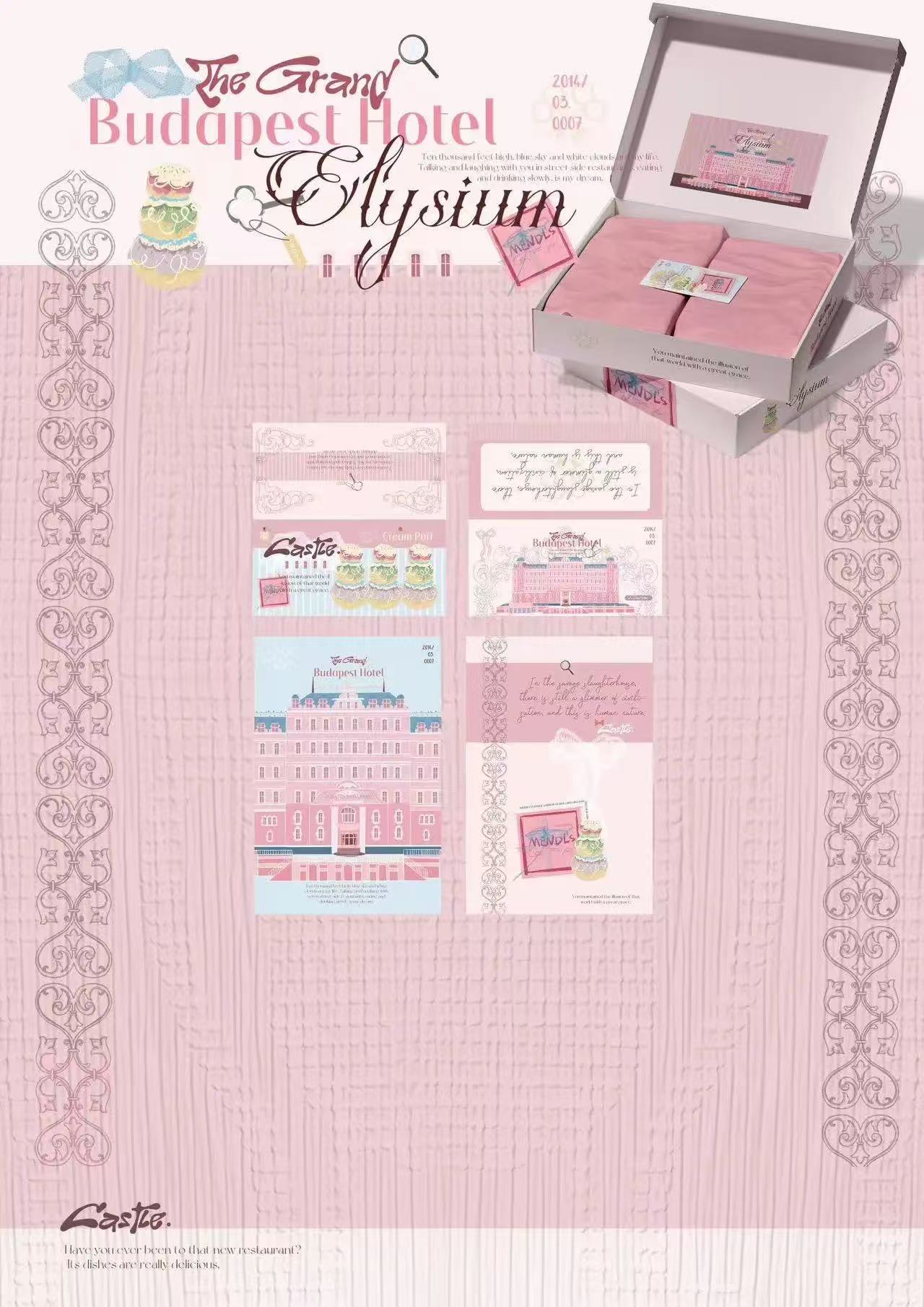 The Grand Budapest Hotel Ephemera Kit for Journaling Scrapbooking