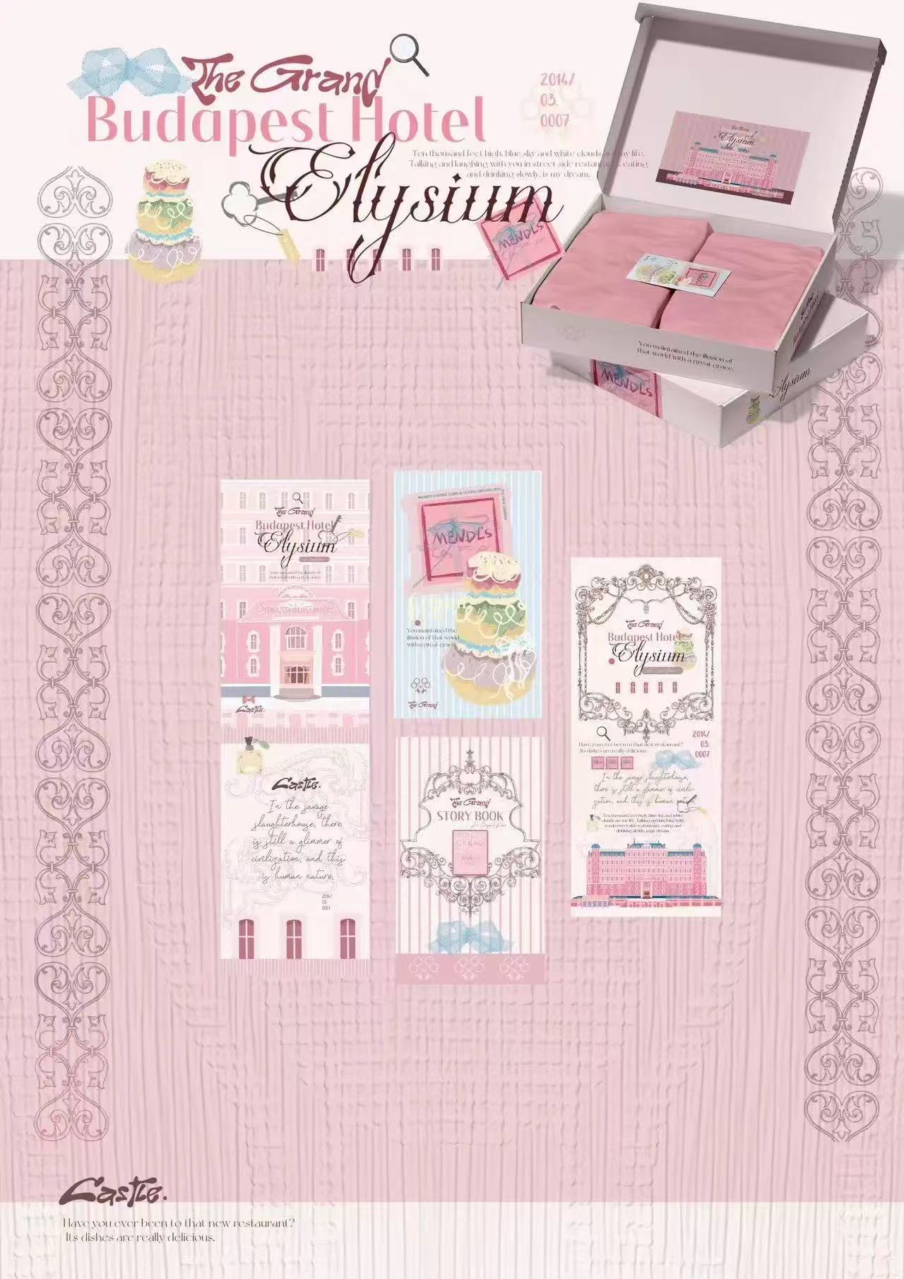 The Grand Budapest Hotel Ephemera Kit for Journaling Scrapbooking