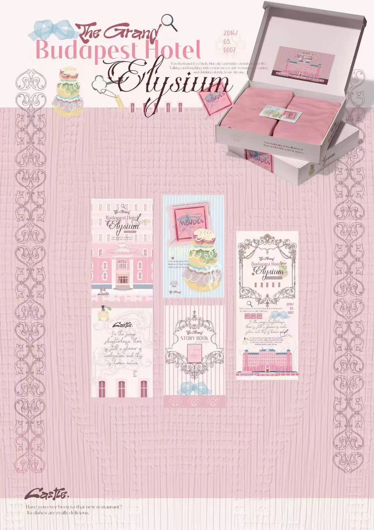The Grand Budapest Hotel Ephemera Kit for Journaling Scrapbooking