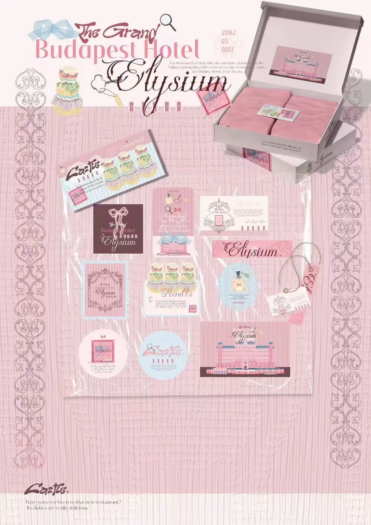 The Grand Budapest Hotel Ephemera Kit for Journaling Scrapbooking