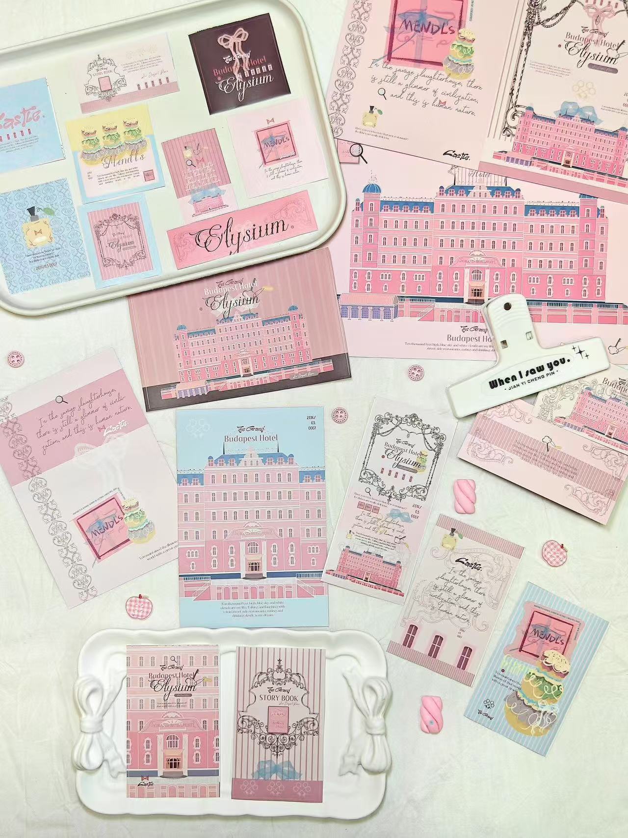 The Grand Budapest Hotel Ephemera Kit for Journaling Scrapbooking