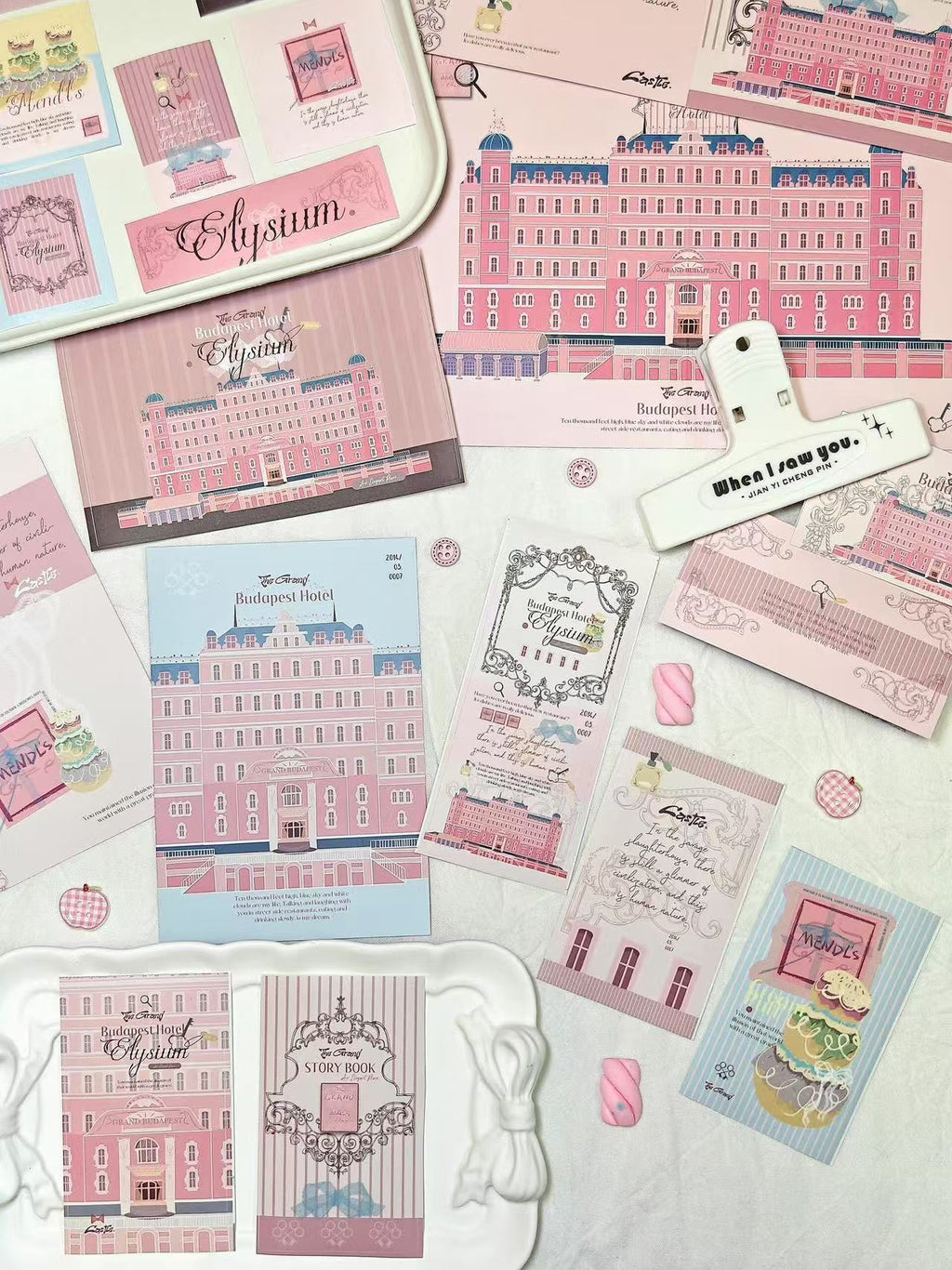 The Grand Budapest Hotel Ephemera Kit for Journaling Scrapbooking