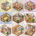 DIY 3D Landscape Sticker Cute Miniature Room Scenes