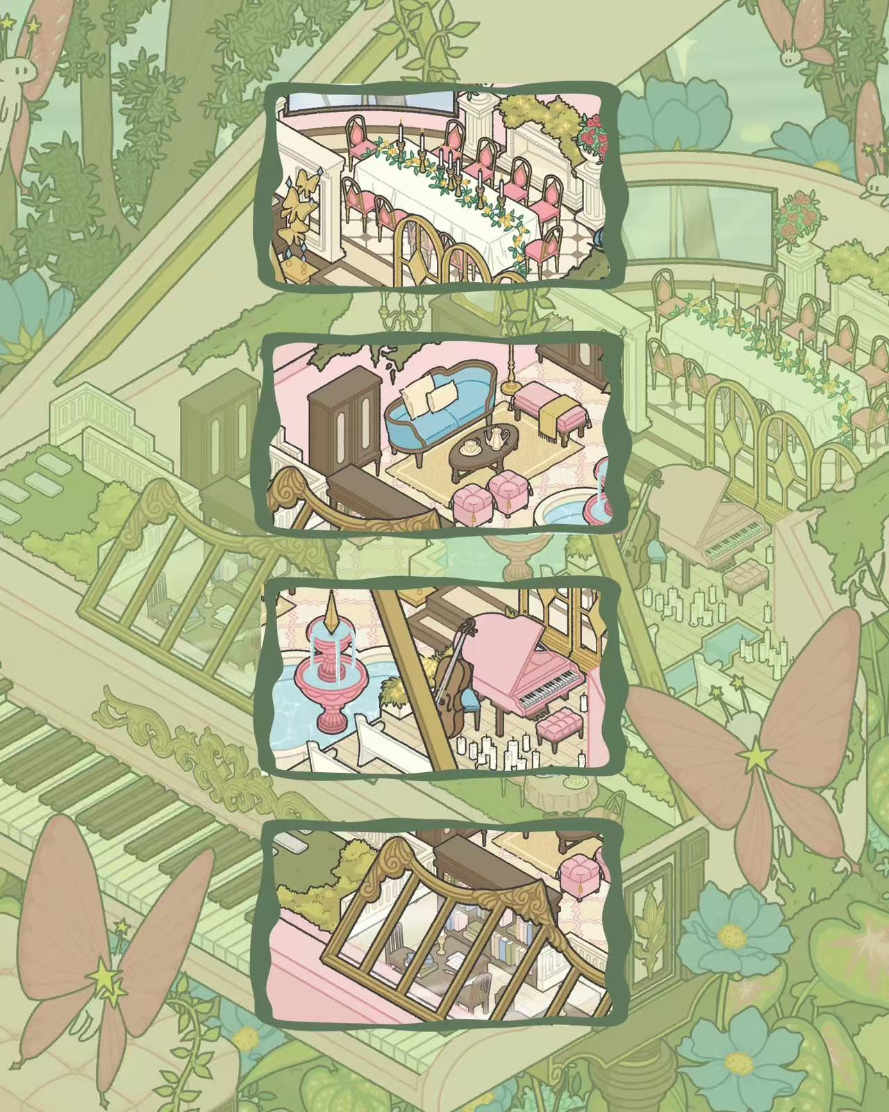 3D Sticker Scene Melody in Wonderland Masterpiece Studio Farm Tales