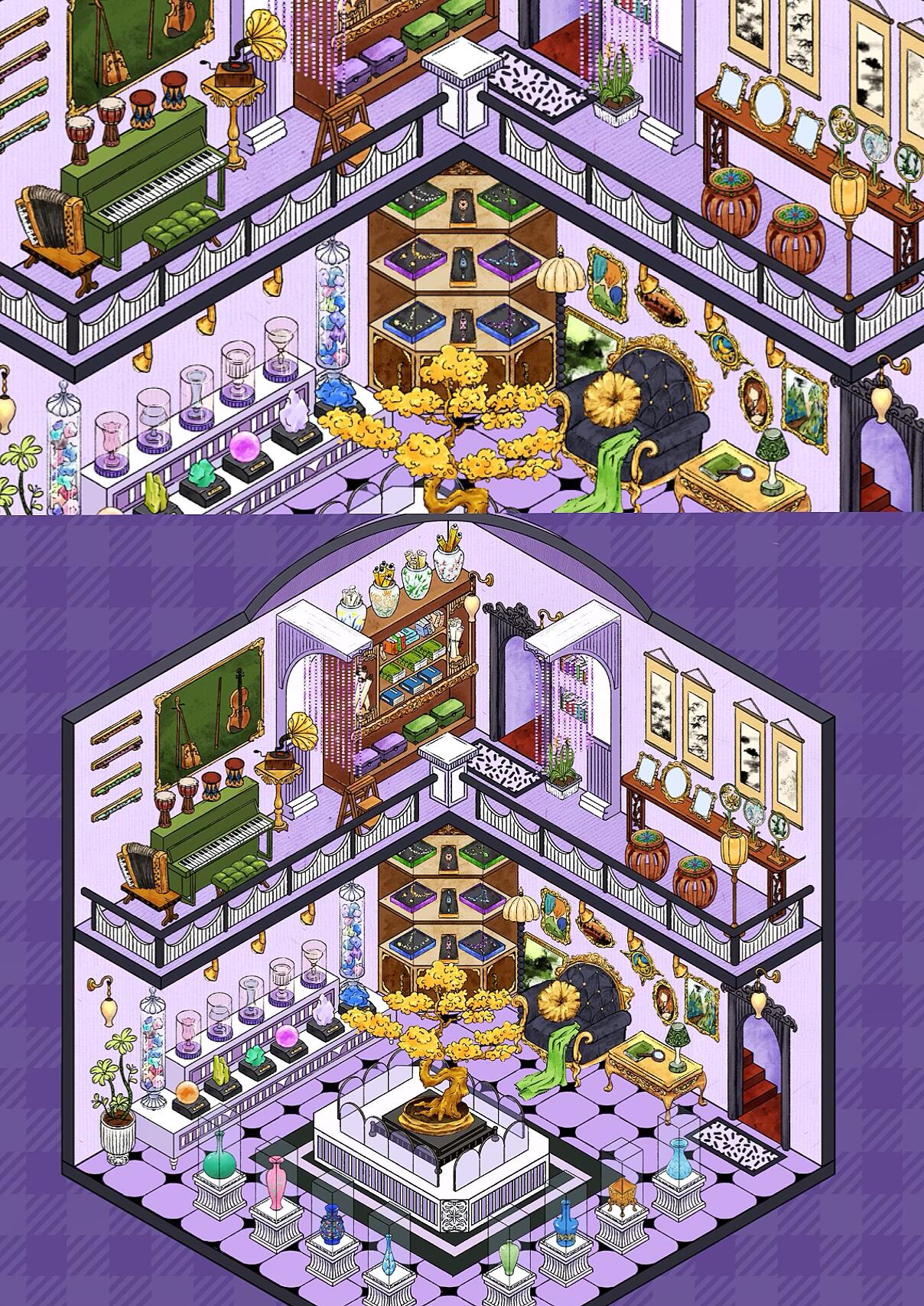 DIY 3D Sticker Vintage Cloakroom Antique Collector Floral Whisper Dream House