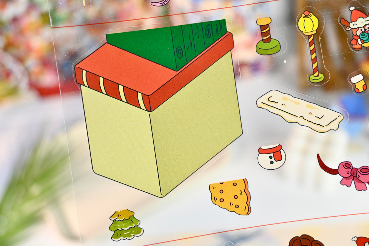 Big Size Christmas Eve 3D Landscape Sticker