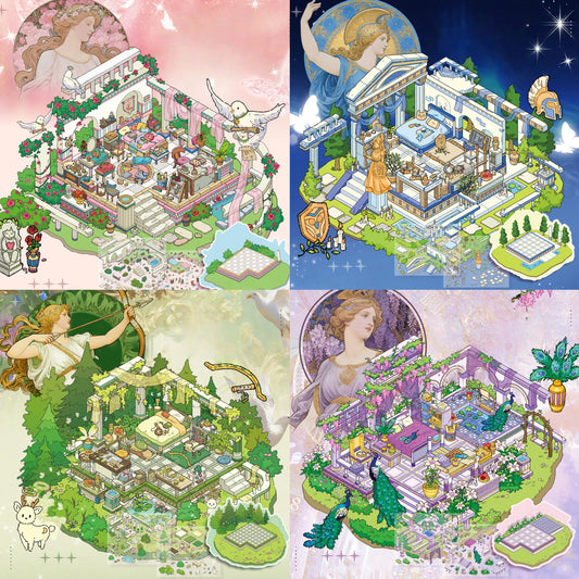 Ancient Greek Mythology Aphrodite Athena Artemis Hera Stickers