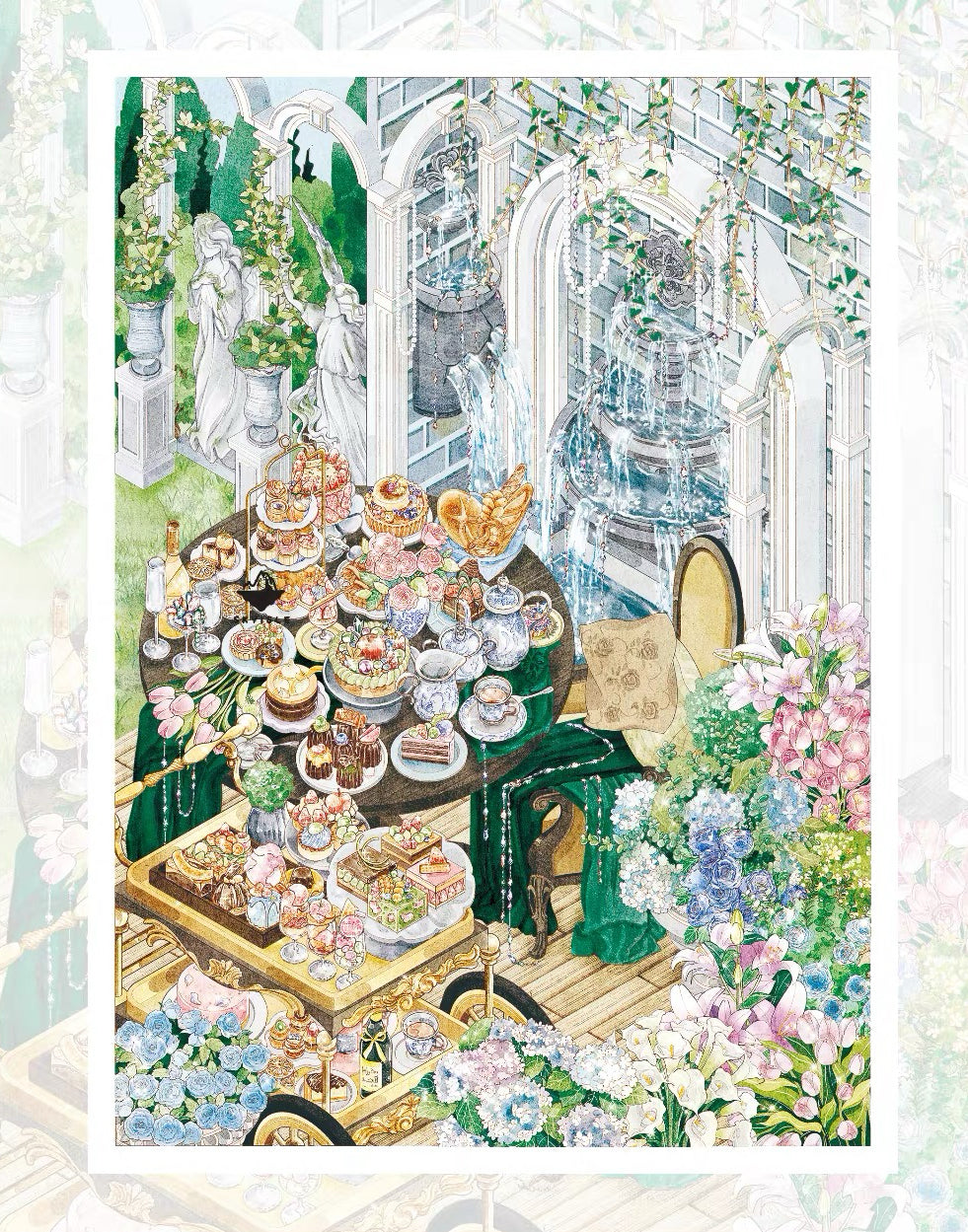 Diamond Tears Letter from a Dream Crystal Spring Cake Shop Vanity Stickers