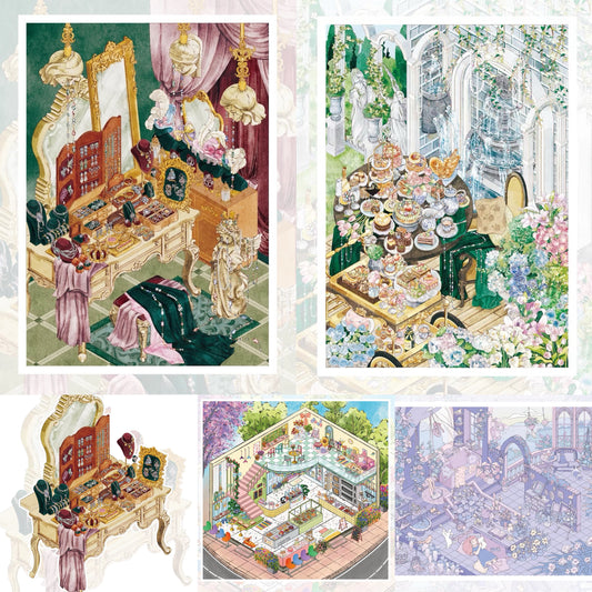 Diamond Tears Letter from a Dream Crystal Spring Cake Shop Vanity Stickers