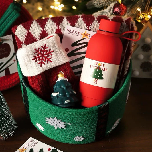 Cozy Christmas Basket Gift Set