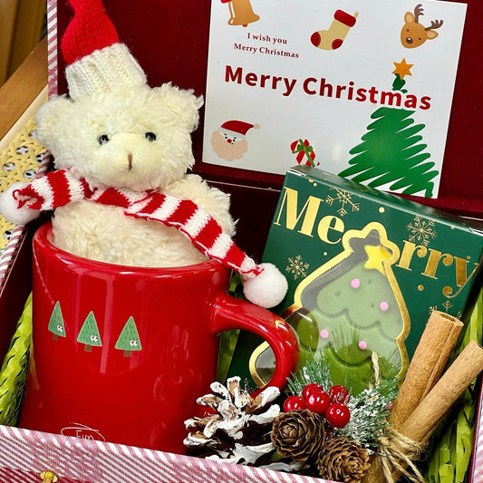 Red Plaid Christmas Box