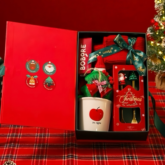 Red Christmas Gift Box Set