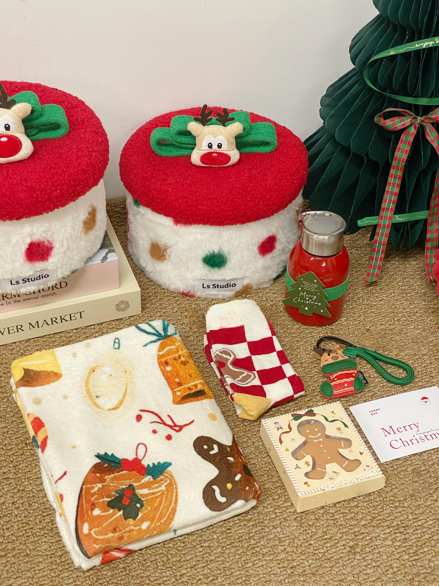 Warm & Fluffy Christmas Gift Basket