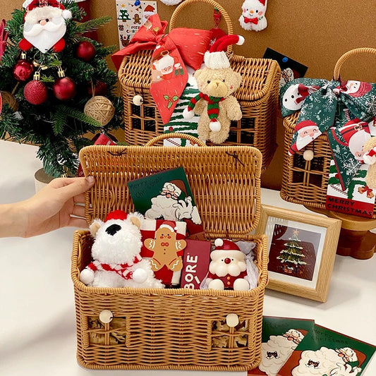 Christmas Cottage Cozy Gift Basket