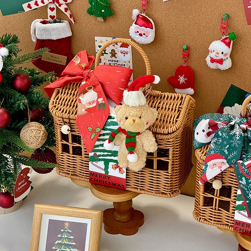 Christmas Cottage Cozy Gift Basket
