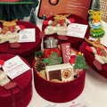 Red Velvet Reindeer Christmas Gift Box