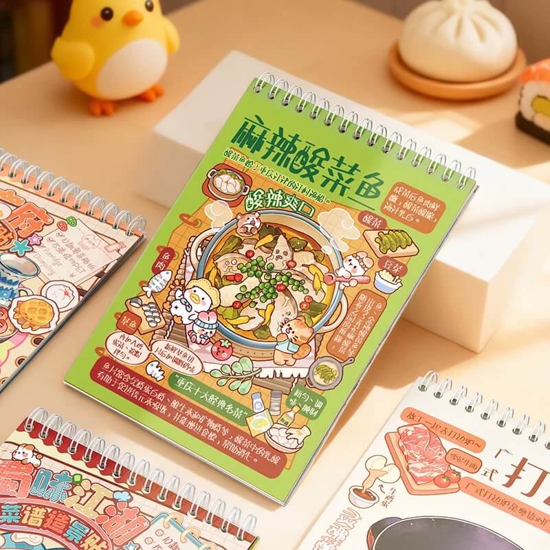 Yummy Cook Delicious Food Sticker Book Fun Kitchen