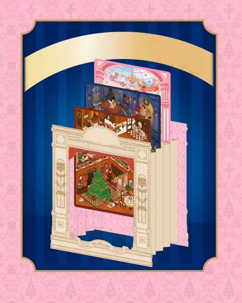 Nutcracker Fairy Tale Theater Scene Stickers