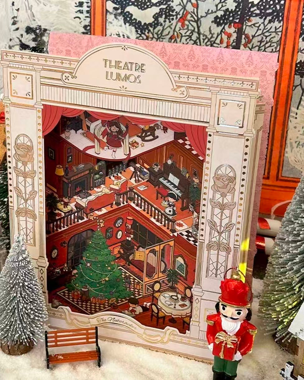 Nutcracker Fairy Tale Theater Scene Stickers