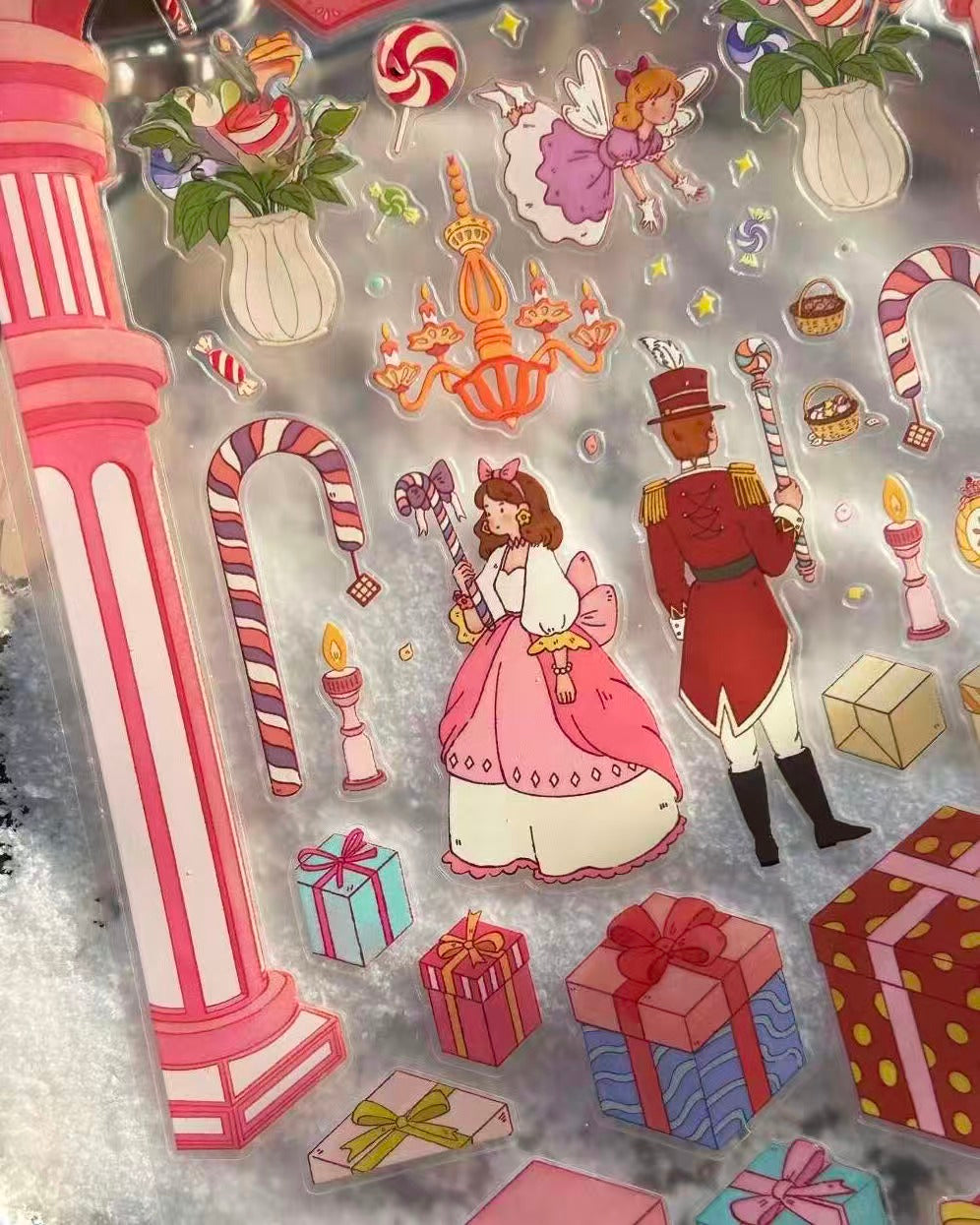 Nutcracker Fairy Tale Theater Scene Stickers