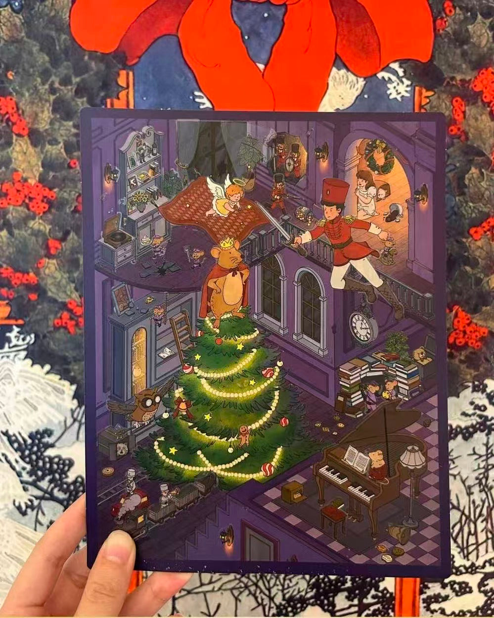 Nutcracker Fairy Tale Theater Scene Stickers