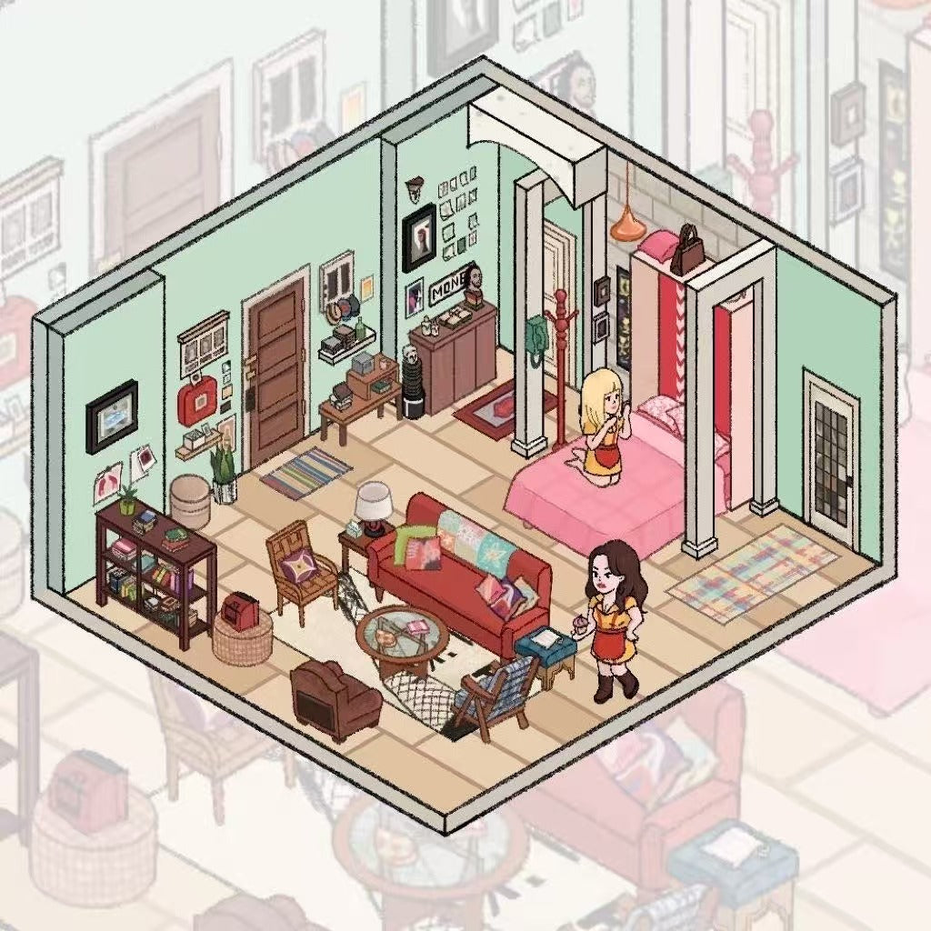 Sisters’ Cottage Williamsburg Restaurant American TV Series Sticker Scene