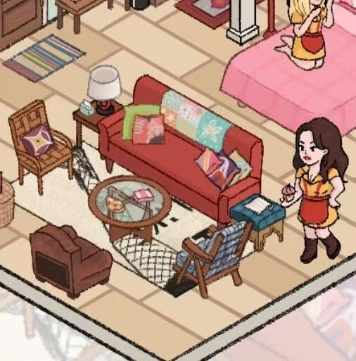 Sisters’ Cottage Williamsburg Restaurant American TV Series Sticker Scene