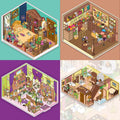 Howl’s Moving Castle Room Sophie’s Hat Shop 3D Scene Stickers