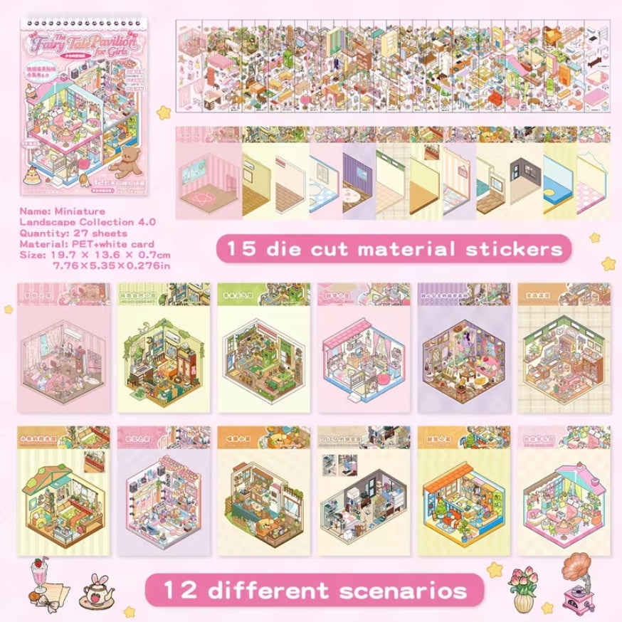 3D Scene Sticker Book