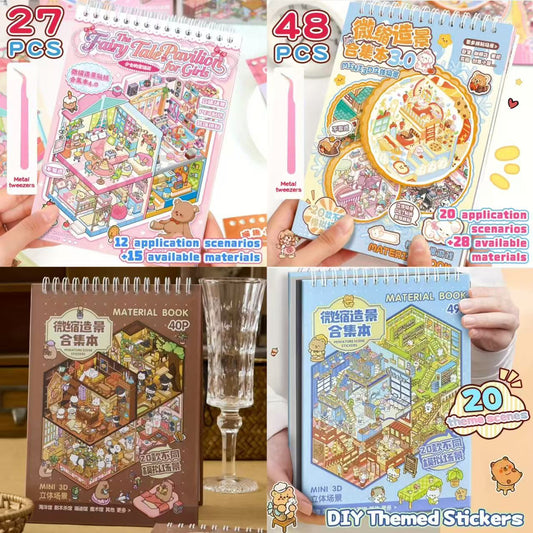 3D Scene Sticker Book